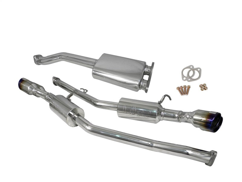 Injen 10-13 Hyundai Genesis Coupe 2.0L(t) 4cyl SS Exhaust w/ 76mm Y-Pipe Resonator/Molded SS Flanges