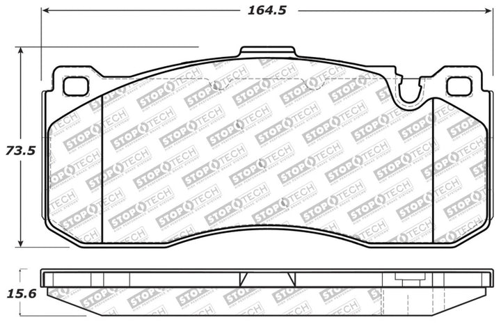 StopTech Performance 08-09 BMW 128i/135i Coupe Front Brake Pads