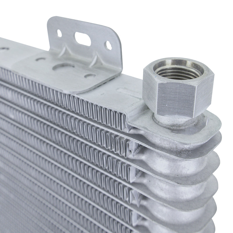 Mishimoto 13-Row Stacked Plate Transmission Cooler - Silver