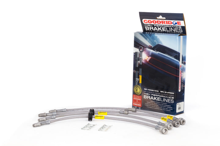 Goodridge 04-13 Mazda 3/Mazdaspeed3 Stainless Steel Brake Line Kit