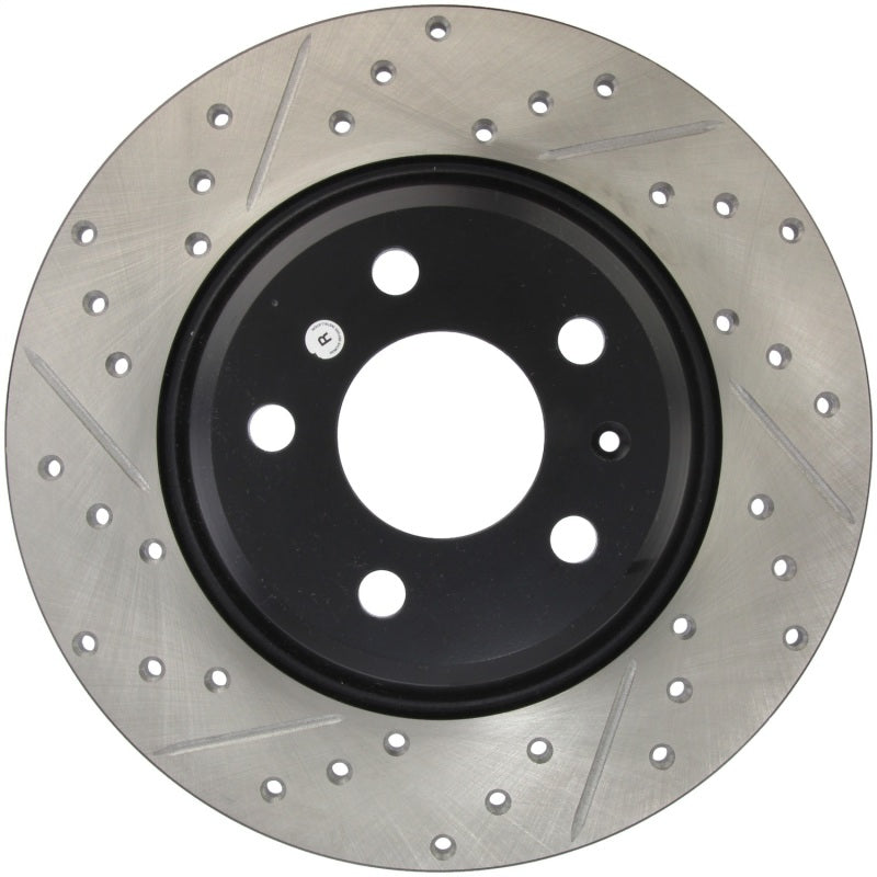 StopTech Power Slot 09-10 Audi A4/A4 Quattro / 08-10 A5 / 10 S4 Rear Right Drilled & Slotted Rotor