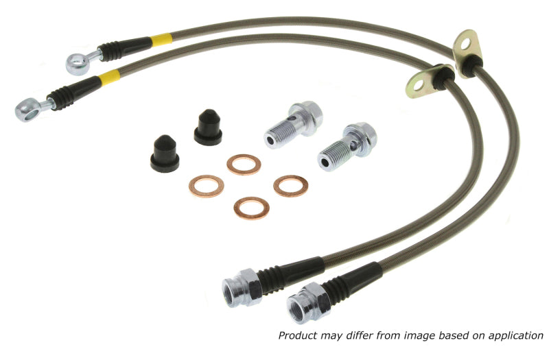 StopTech 08-12 Toyota Sequoia Rear Stainless Steel Brake Lines