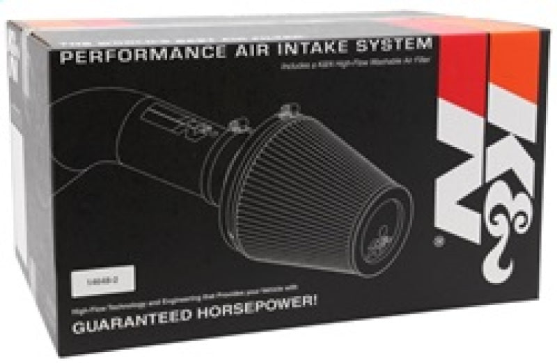 K&N 12-13 Ford F150 3.7L V6 Black High-Flow Performance Intake