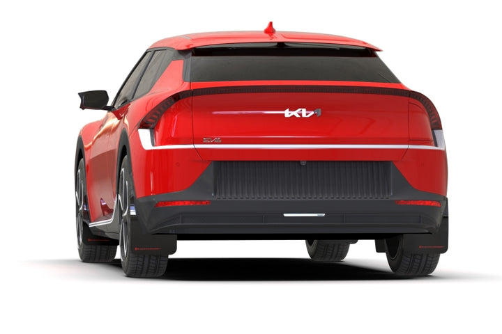 Rally Armor 22-24 Kia EV6 Black UR Mud Flap Blue Logo