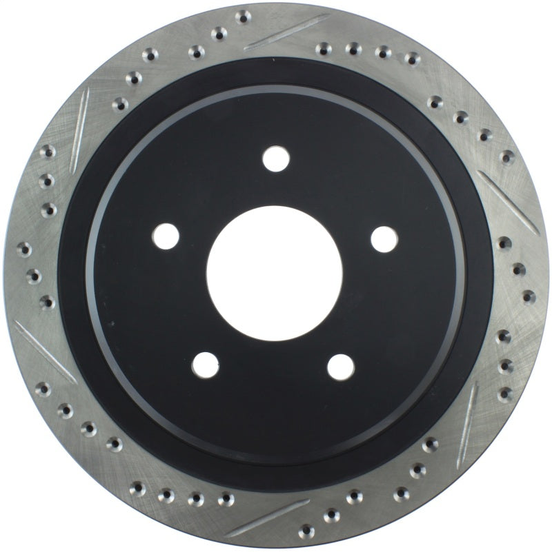 StopTech 97-10 Chevy Corvette Slotted & Drilled Rear Right Rotor