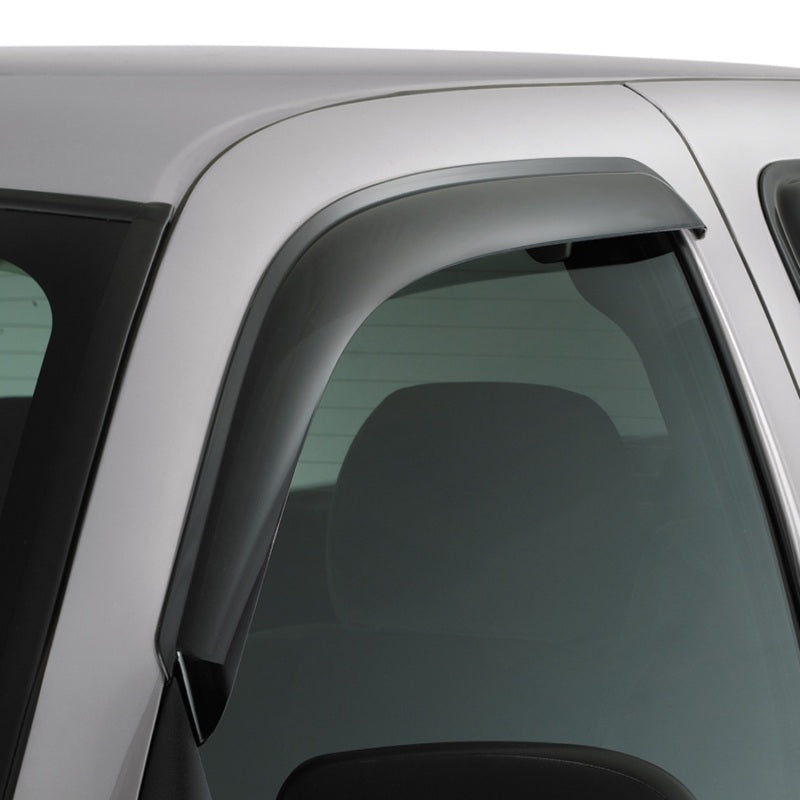 AVS 04-15 Nissan Titan King Cab Ventvisor Outside Mount Window Deflectors 2pc - Smoke
