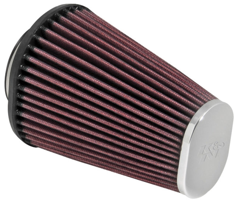 K&N Universal Clamp-On Air Filter 2-7/16in Flange 4-1/2x3-3/4in Base 3x2in Top 6in Height